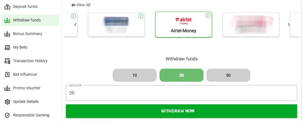 Betway withdrawal