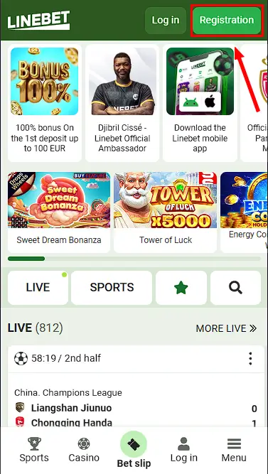 linebet kenya registration