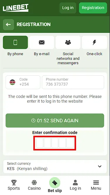 linebet verification