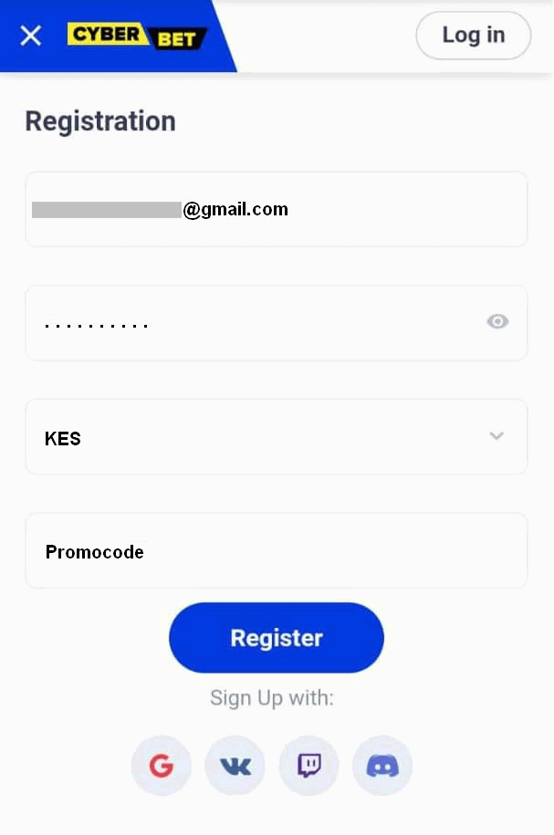 Cyber bet register kenya