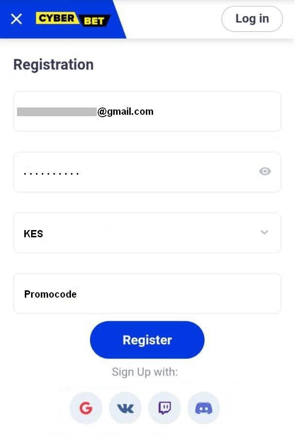Cyber bet register kenya