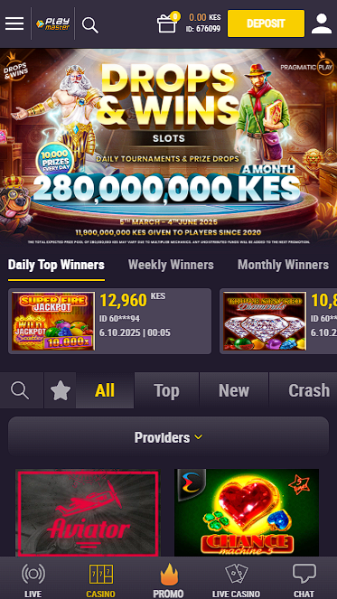 Playmaster Casino Games and Live Casino