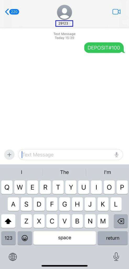 How to deposit on SportyBet with sms