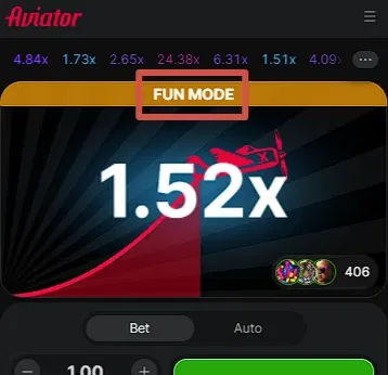 How to open Aviator demo mode on Paripesa?