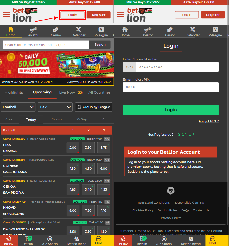 888bet (Betlion) login
