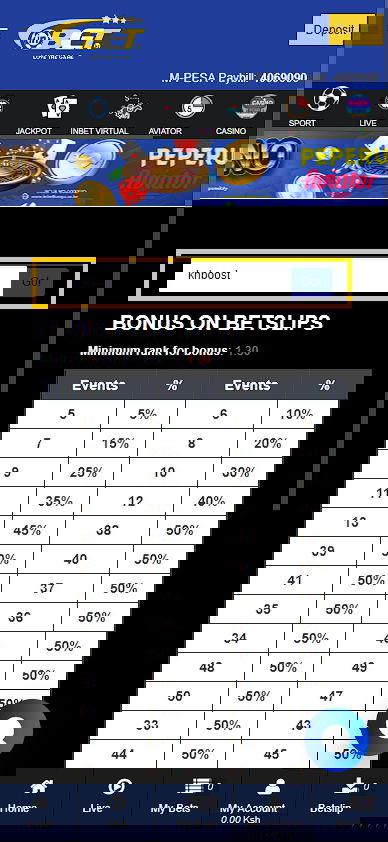 inbet promo code page