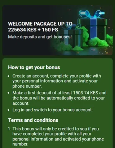 How to get the casino welcome pack on Linebet?