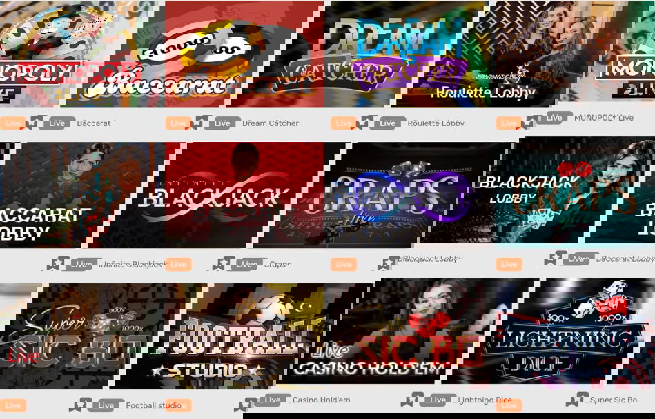 CampoBet live casino