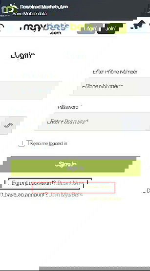 MayBets authorization