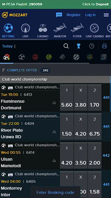 Mozzartbet Sports Page
