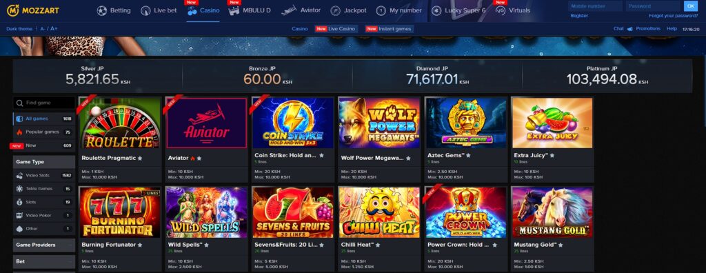 MozzartBet web casino