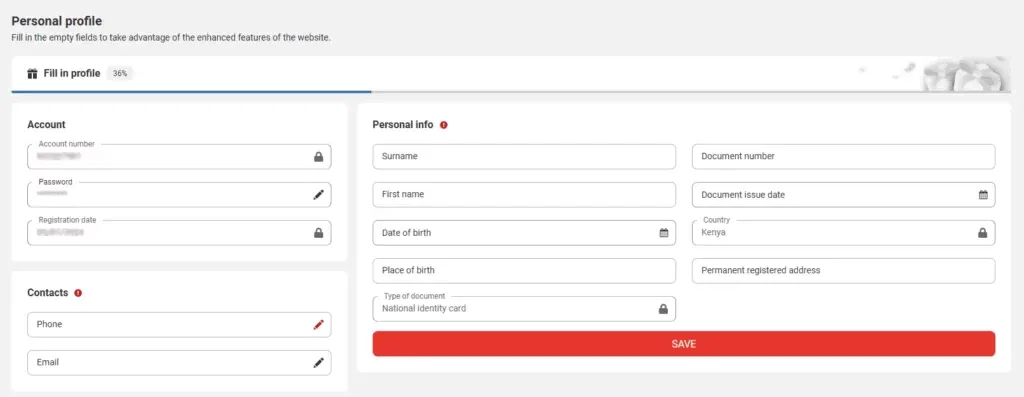 Megapari personal profile
