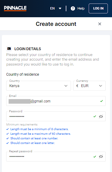 Pinnacle register online