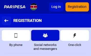 How to register on Paripesa Kenya?