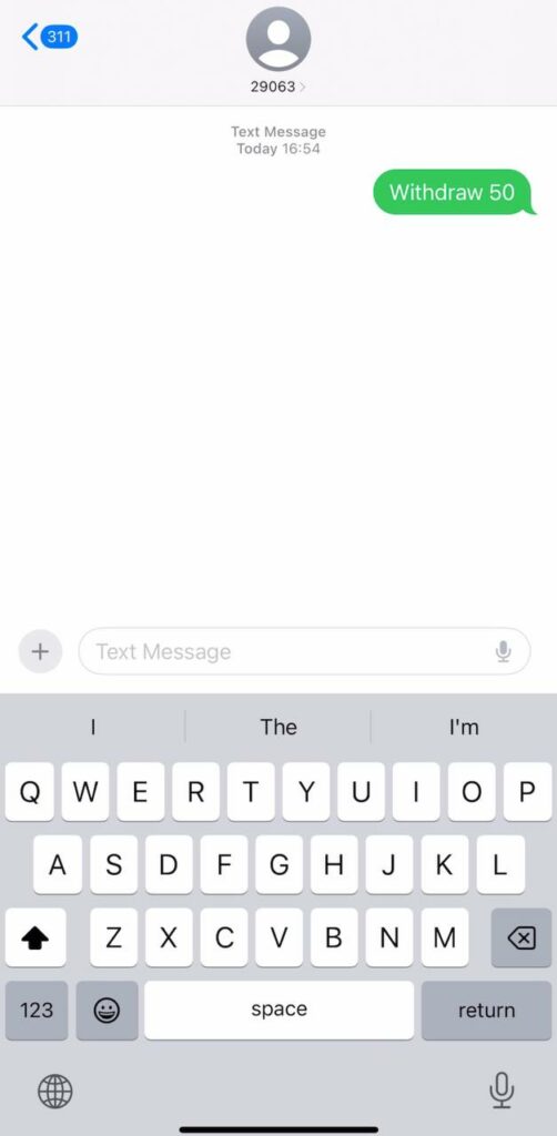 How to withdraw money from shabiki via sms