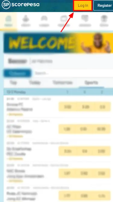 Scorepesa Login