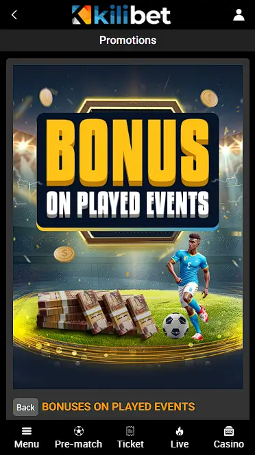 Kilibet ACCA Bonus