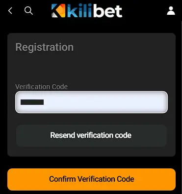Kilibet Mobile Number Verification