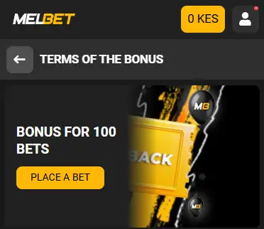 MelBet Bonus for 100 Bets