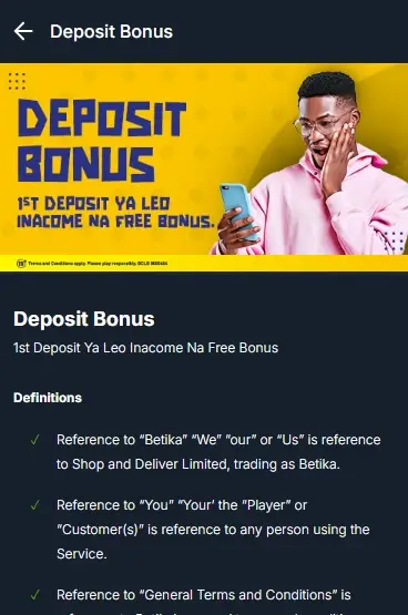 Deposit Bonus