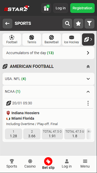 888starz College Matches