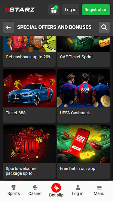 888Starz Betting Site With Free Bonuses