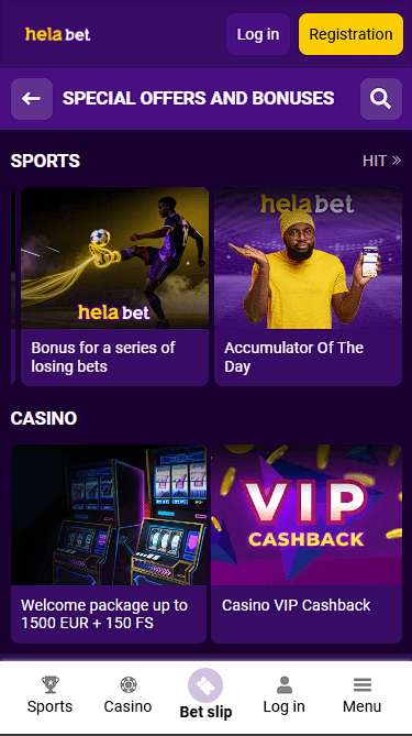 Helabet Betting Company with Free Offers