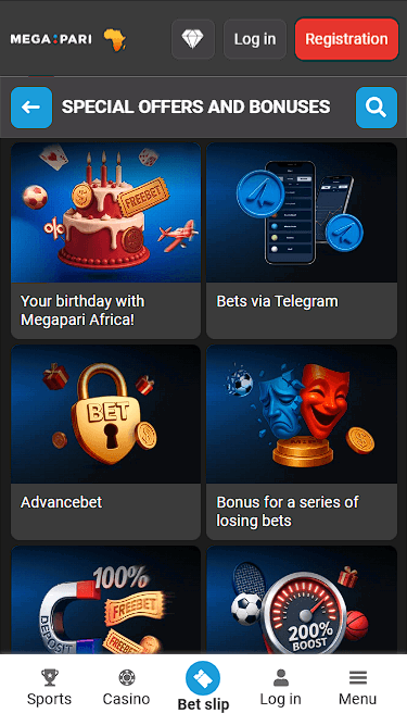 Megapari Free Bets and Other Offers