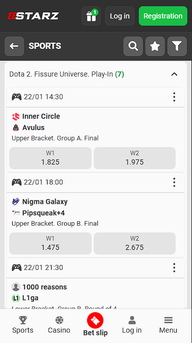 888starz Dota 2 Betting