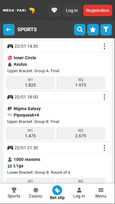 Megapari Betting on Dota 2
