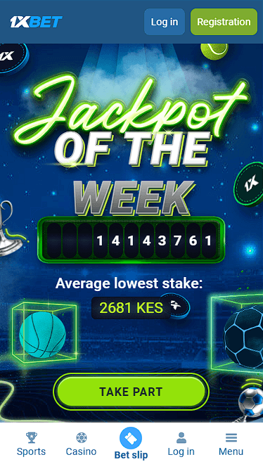 Jackpot Bonus at 1xBet Bookmaker