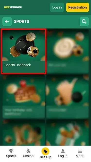 Betwinner Free Cashback Bonus